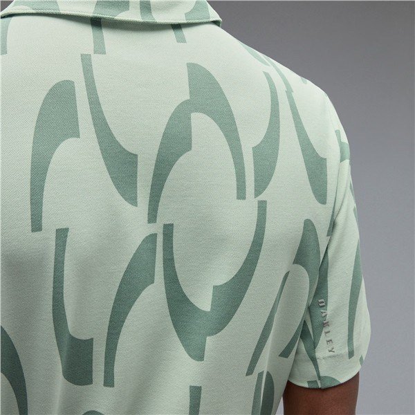 Oakley Tile O polo de hombre, verde desvanecido