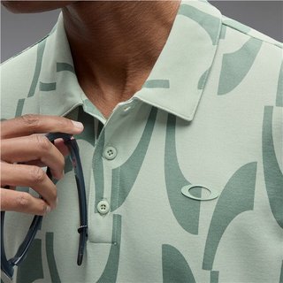 Oakley Tile O polo de hombre, verde desvanecido