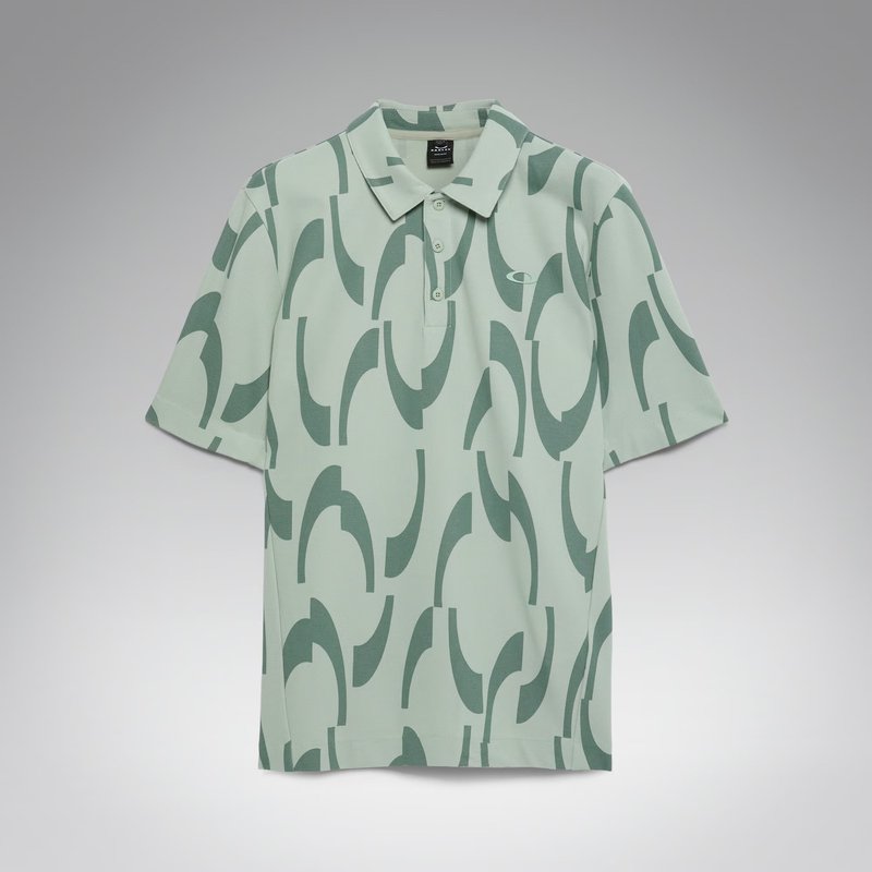 Oakley Tile O polo de hombre, verde desvanecido