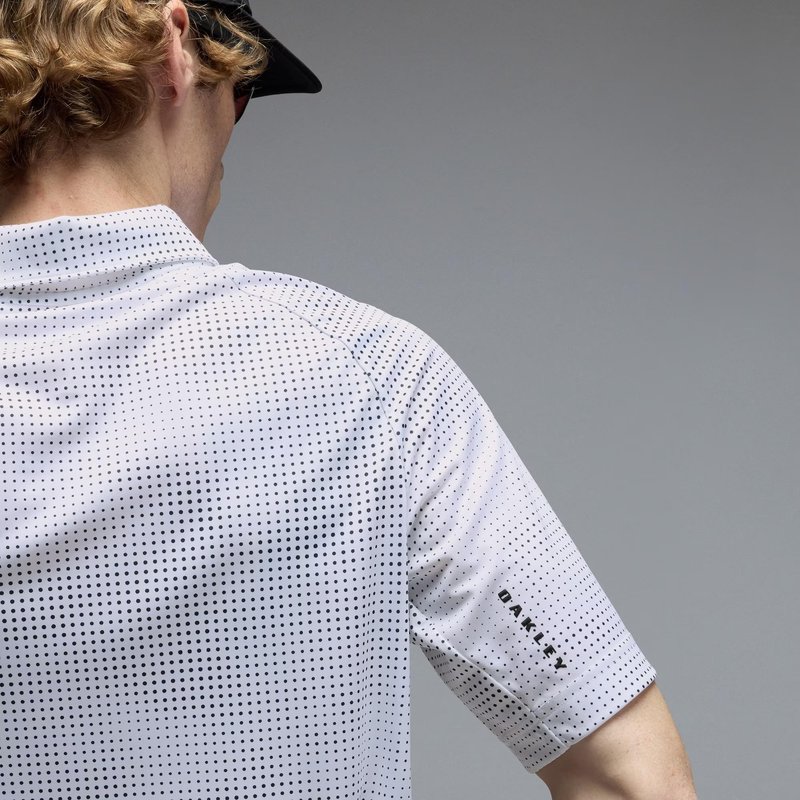 Oakley C1 Overcast polo de hombre, blanco