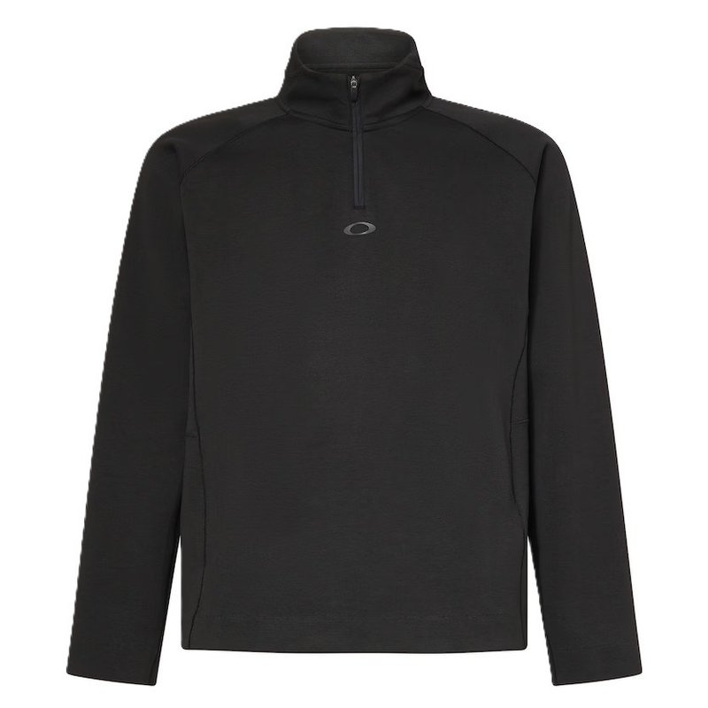 Oakley Platform Quater Zip sudadera de hombre, pitch black