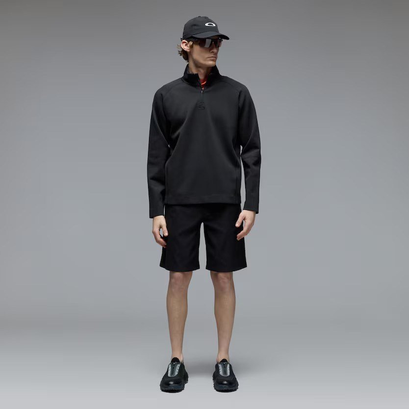 Oakley Platform Quater Zip sudadera de hombre, pitch black
