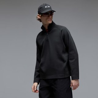 Oakley Platform Quater Zip sudadera de hombre, pitch black