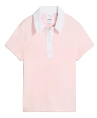 Puma X Mumu Crest polo de mujer, rose blossom