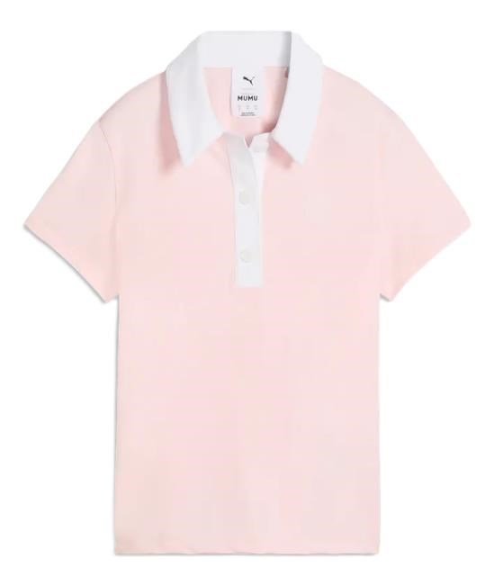 Puma X Mumu Crest polo de mujer, rose blossom