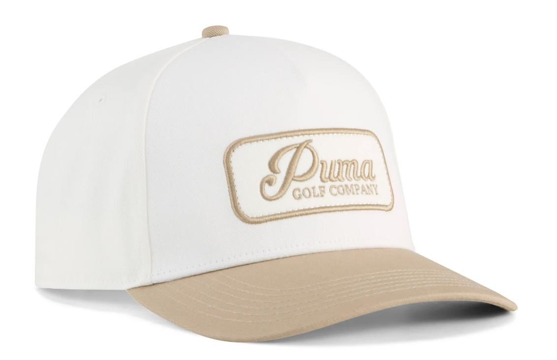 Puma Jupiter gorra de golf para hombre, warm white/ice coffee