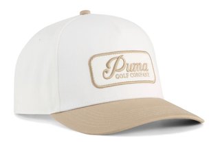 Puma Jupiter gorra de golf para hombre, warm white/ice coffee