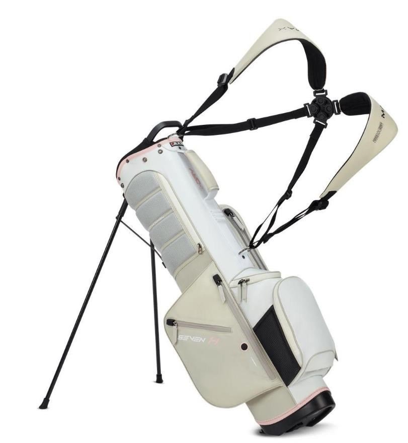 Big Max Aqua Seven H stand bag, blanco off/blanco/rosa