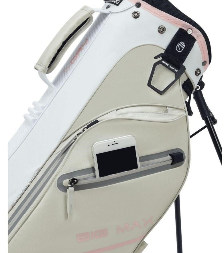 Big Max Aqua Seven H stand bag, blanco off/blanco/rosa