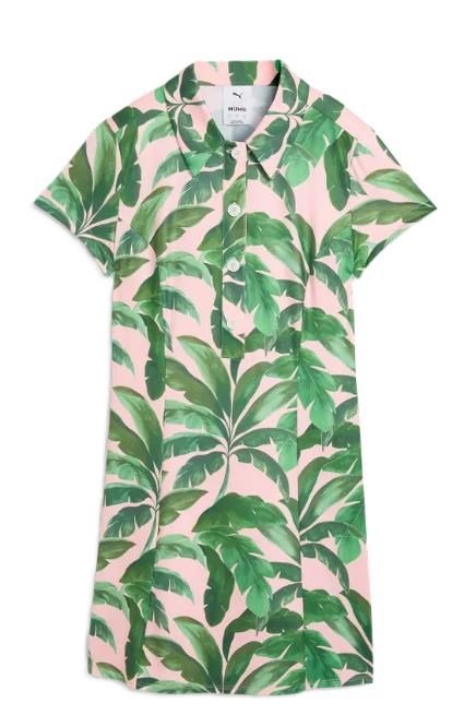 Puma X Mumu Palm vestido de golf para mujer, rose blossom/opal green