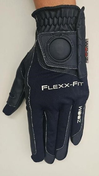 Zoom Hybrid LOGO guante de golf para hombre, azul marino oscuro
