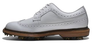 FootJoy Premiere Series Marquis zapatillas de golf de hombre, blanco/marrón
