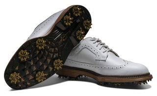 FootJoy Premiere Series Marquis zapatillas de golf de hombre, blanco/marrón