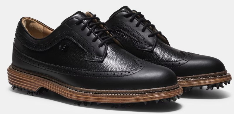 FootJoy Premiere Series Marquis zapatos de golf para hombre, negro/marrón