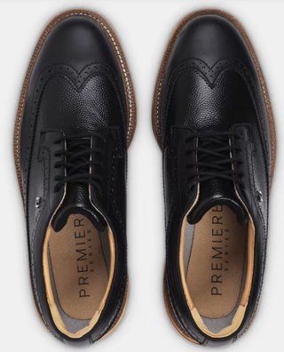 FootJoy Premiere Series Marquis zapatos de golf para hombre, negro/marrón