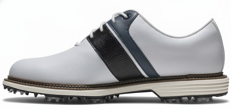 FootJoy Premiere Series Packard zapatos de golf para hombre, blanco/azul