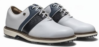 FootJoy Premiere Series Packard zapatos de golf para hombre, blanco/azul