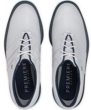 FootJoy Premiere Series Packard zapatos de golf para hombre, blanco/azul