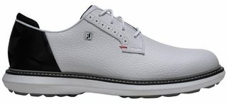 FootJoy FootJoy Traditions Spikeless zapatos de golf para hombre, blanco/negro