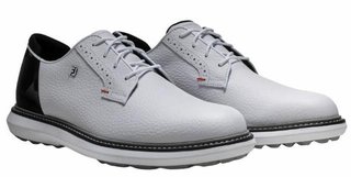 FootJoy FootJoy Traditions Spikeless zapatos de golf para hombre, blanco/negro