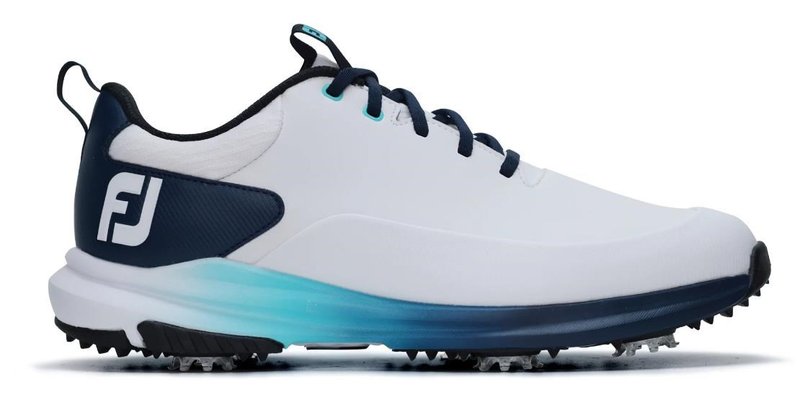 FootJoy Tour Rival zapatos de golf para hombre, blanco/azul