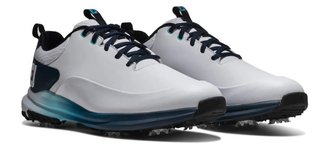 FootJoy Tour Rival zapatos de golf para hombre, blanco/azul
