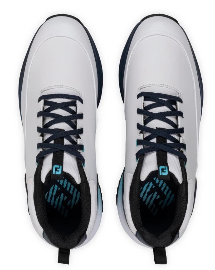 FootJoy Tour Rival zapatos de golf para hombre, blanco/azul
