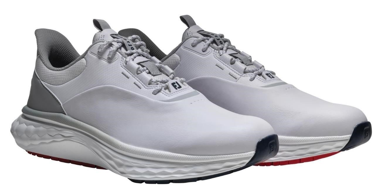 FootJoy Quantum zapatos de golf para hombre, blanco/gris