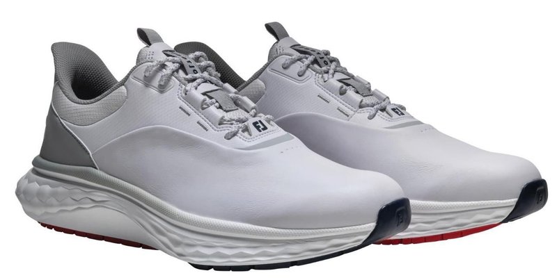 FootJoy Quantum zapatos de golf para hombre, blanco/gris