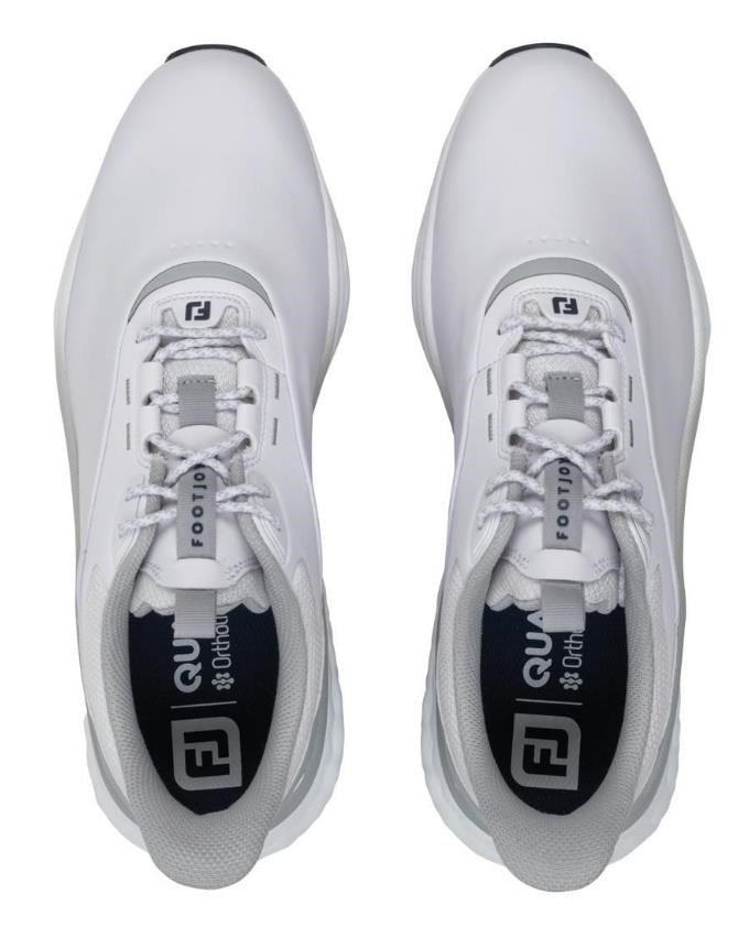 FootJoy Quantum zapatos de golf para hombre, blanco/gris