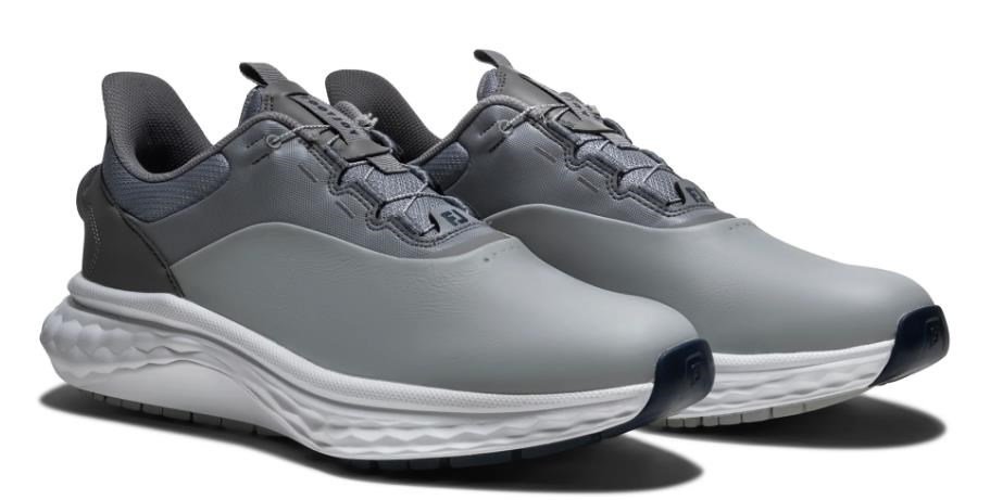 FootJoy Quantum zapatos de golf para hombre, blanco/gris