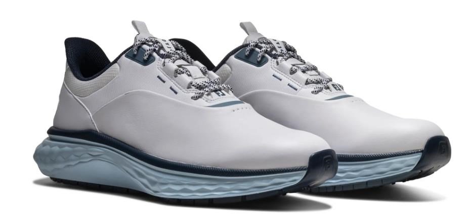 FootJoy Quantum zapatos de golf para hombre, blanco/azul