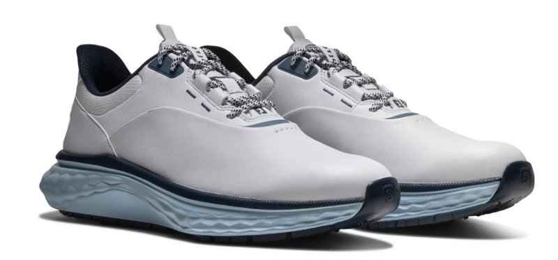 FootJoy Quantum zapatos de golf para hombre, blanco/azul