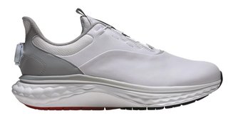 FootJoy Quantum BOA zapatos de golf para hombre, blanco/gris