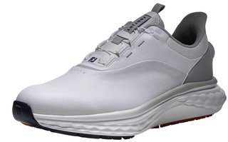 FootJoy Quantum BOA zapatos de golf para hombre, blanco/gris