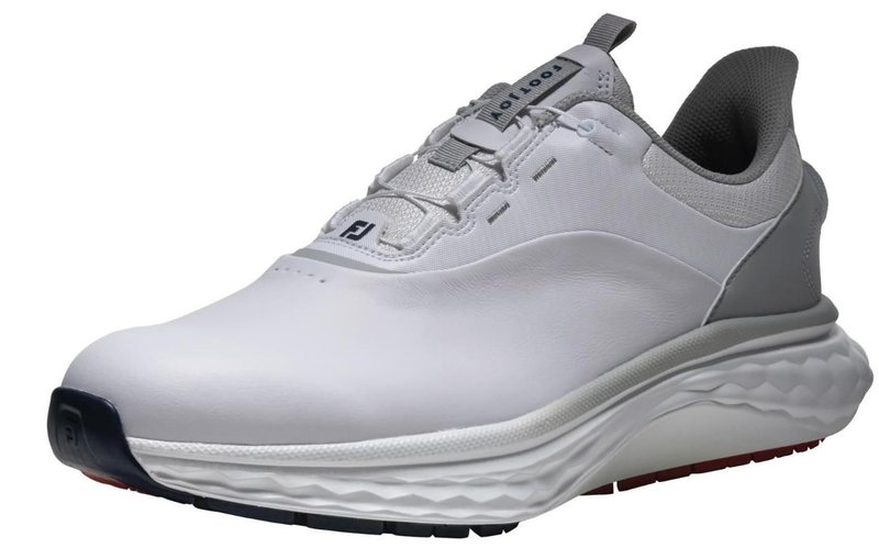 FootJoy Quantum BOA zapatos de golf para hombre, blanco/gris