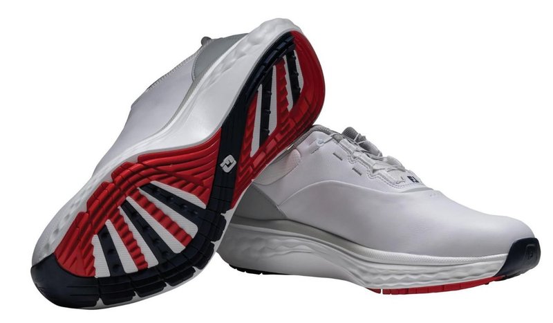 FootJoy Quantum BOA zapatos de golf para hombre, blanco/gris