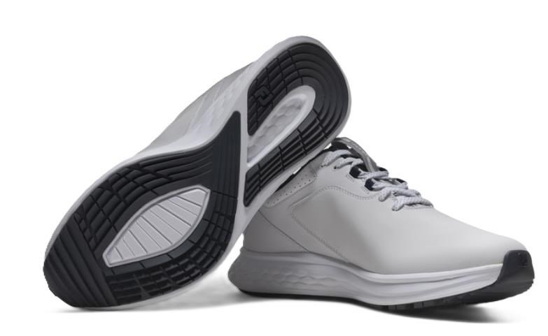 FootJoy Pulse zapatos de golf para hombre, blanco/gris