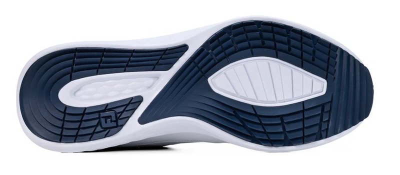 FootJoy Hampton zapatos de golf para hombre, blanco/azul marino