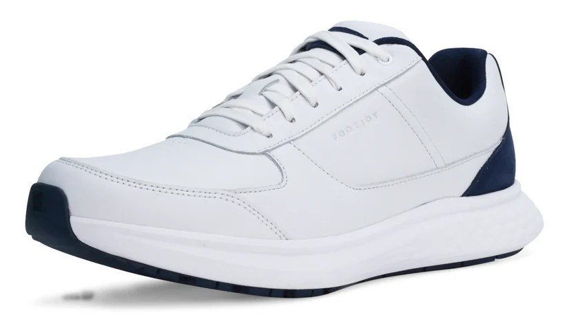 FootJoy Hampton zapatos de golf para hombre, blanco/azul marino