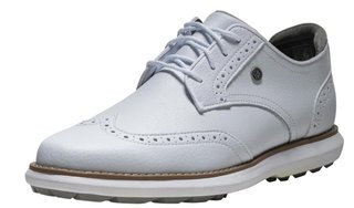 FootJoy Traditions Spikeless zapatos de golf para mujer, blanco