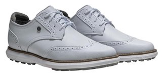 FootJoy Traditions Spikeless zapatos de golf para mujer, blanco