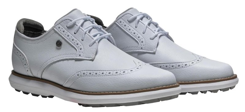 FootJoy Traditions Spikeless zapatos de golf para mujer, blanco