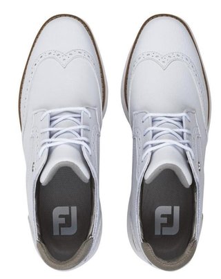 FootJoy Traditions Spikeless zapatos de golf para mujer, blanco