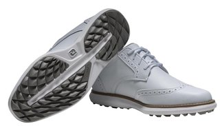 FootJoy Traditions Spikeless zapatos de golf para mujer, blanco
