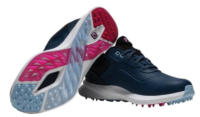 FootJoy Pro/SL dámské golfové boty, modré

Wait, the language is Spanish (ES). Let me apply the Shoe rule in Spanish.

FootJoy Pro/SL zapatos de golf para mujer, azul