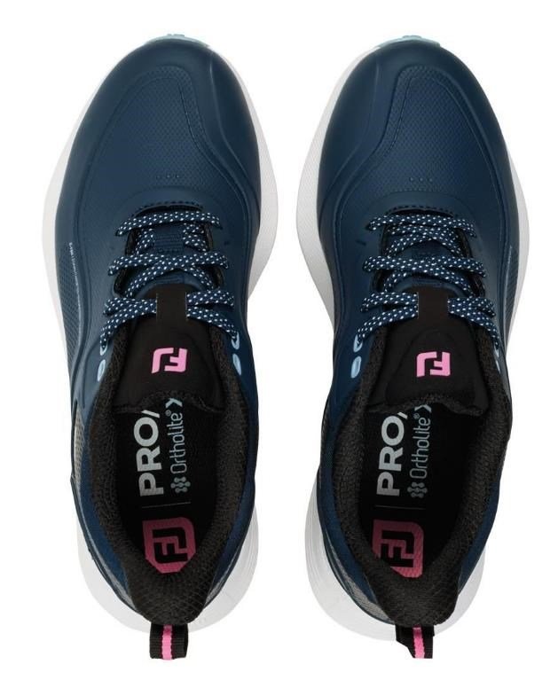 FootJoy Pro/SL dámské golfové boty, modré

Wait, the language is Spanish (ES). Let me apply the Shoe rule in Spanish.

FootJoy Pro/SL zapatos de golf para mujer, azul