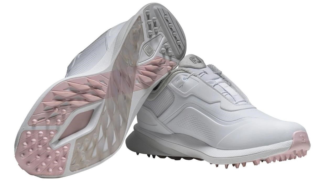 FootJoy Pro/SL BOA zapatos de golf para mujer, blanco/gris
