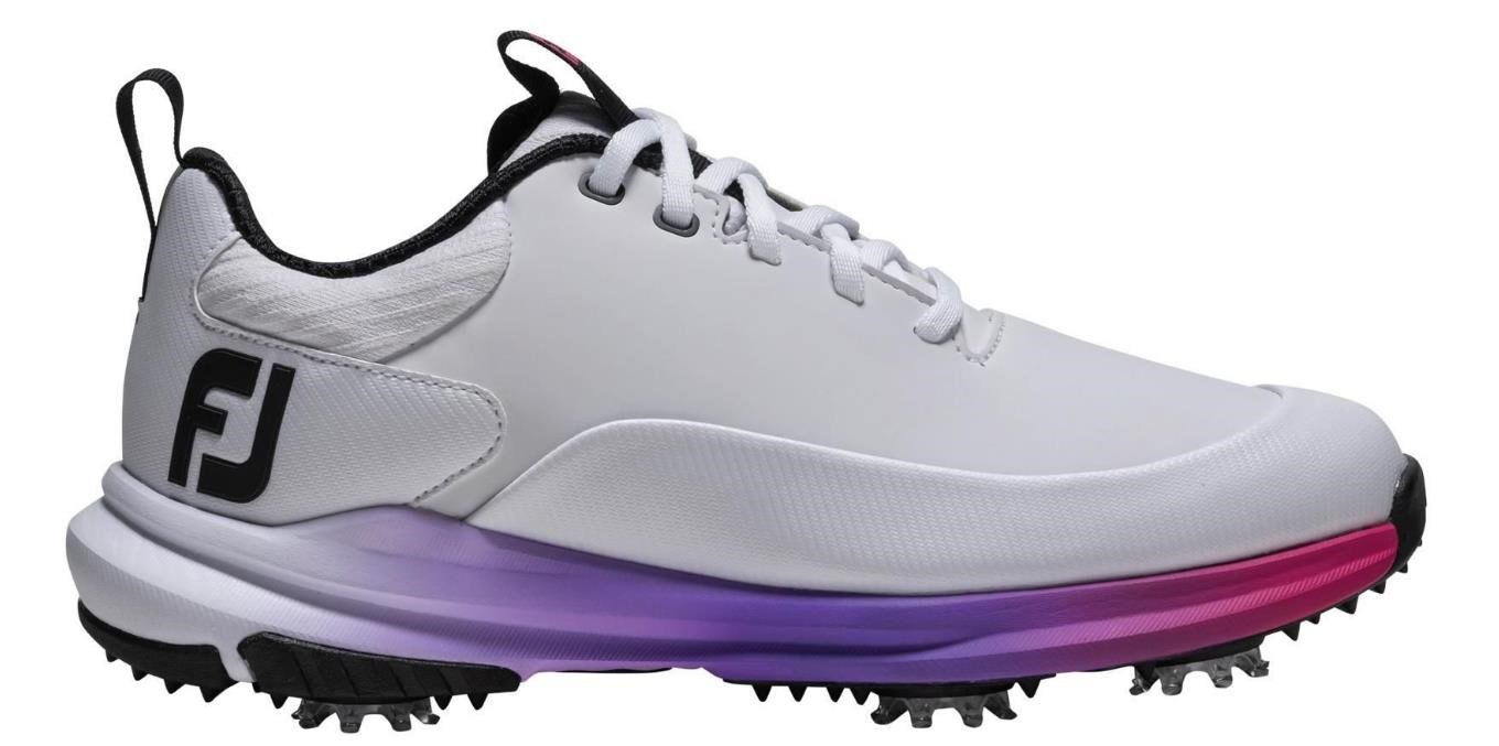 FootJoy Tour Rival zapatos de golf mujer, blanco/rosa