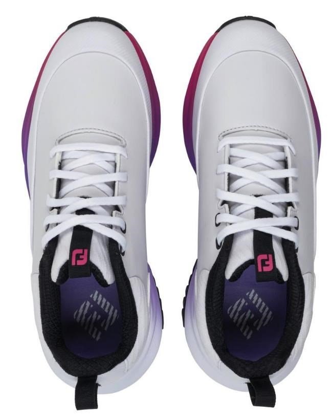FootJoy Tour Rival zapatos de golf mujer, blanco/rosa